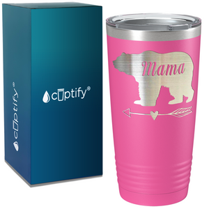 Mama Bear Arrow on Mom 20oz Tumbler