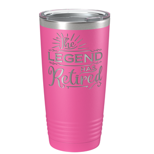 The Legend has Retired on Stainless Steel Retirement Tumbler