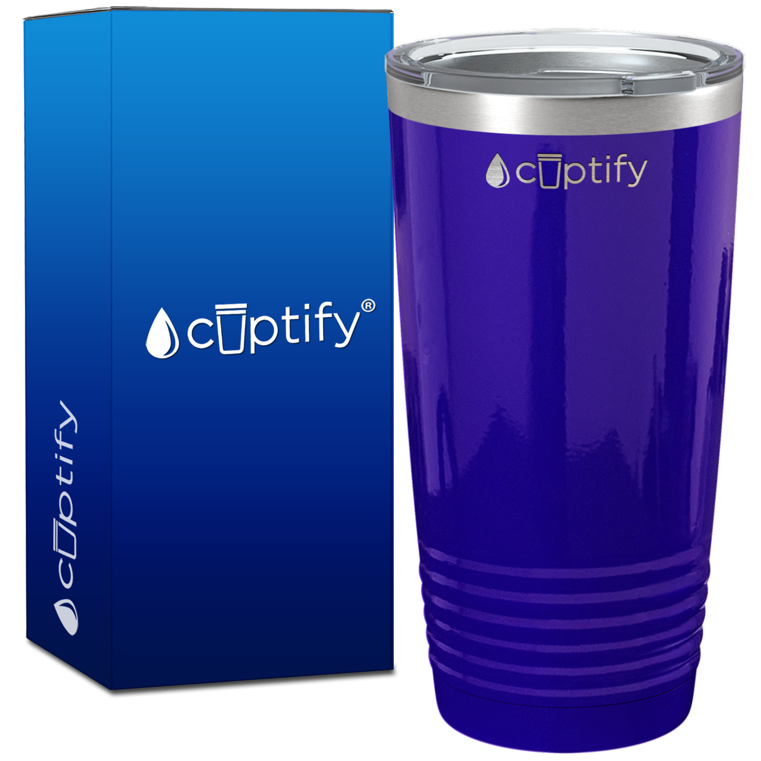 Purple Gloss 20oz Tumbler