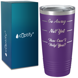 Go Away on Coffee 20oz Tumbler