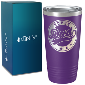 Super Dad on Stainless Steel Dad Tumbler