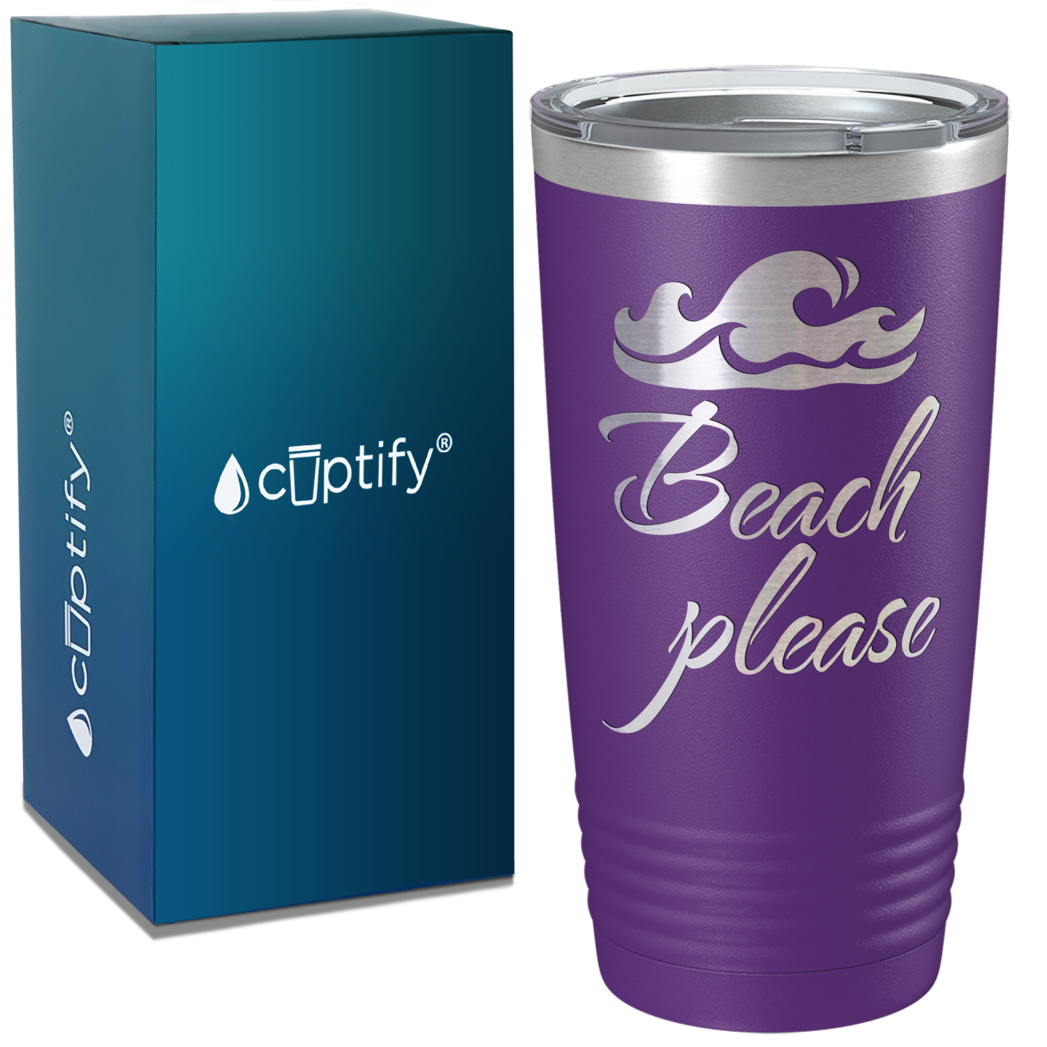 Beach Please 20oz Tumbler