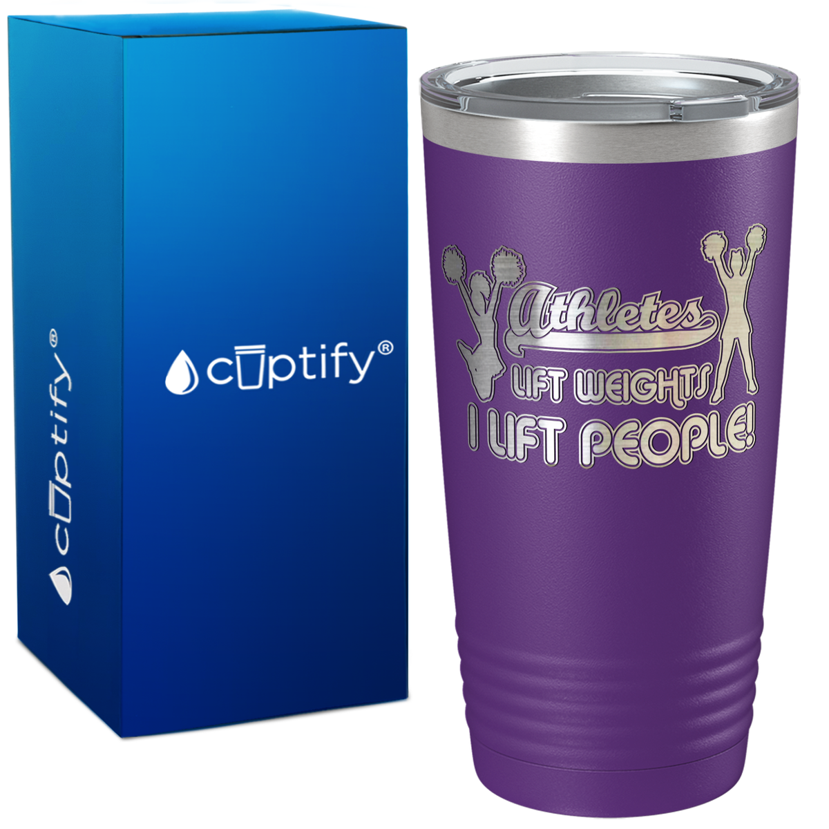 Athletes Lift Weights I Lift People on 20oz Tumbler