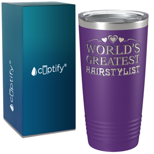 World's Greatest Hairstylist on 20oz Tumbler