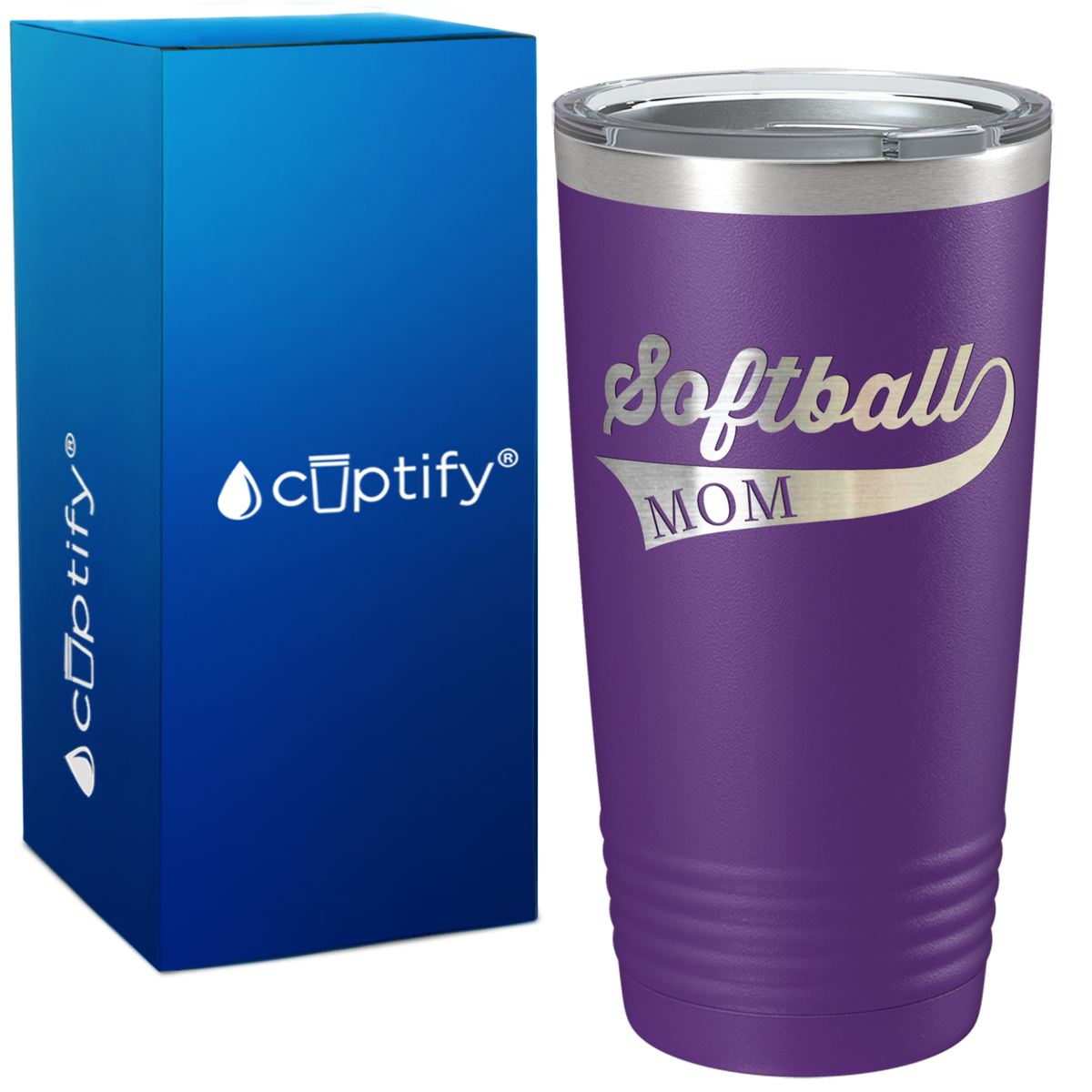 Softball Mom Swish on 20oz Tumbler