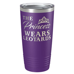 This Princess Wears Leotards Laser Engraved on Stainless Steel Gymnastics Tumbler