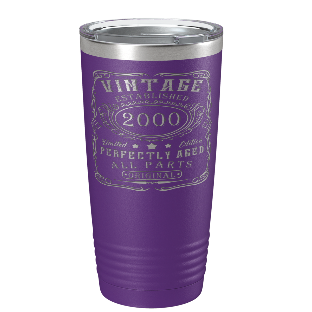 2000 Vintage Perfectly Aged 21st on Stainless Steel Tumbler