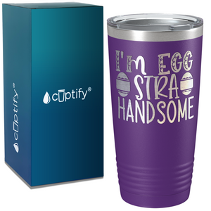 I'm EGGstra Handsome on Easter 20oz Tumbler