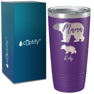 Mama Bear with Cub on Mom 20oz Tumbler