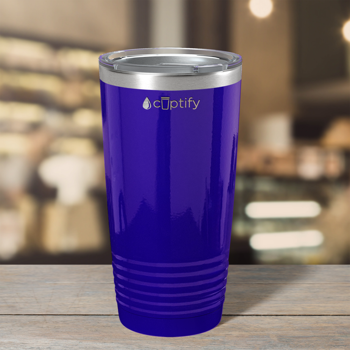 Purple Gloss 20oz Tumbler