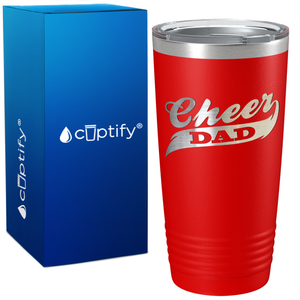 Cheer Dad on 20oz Tumbler