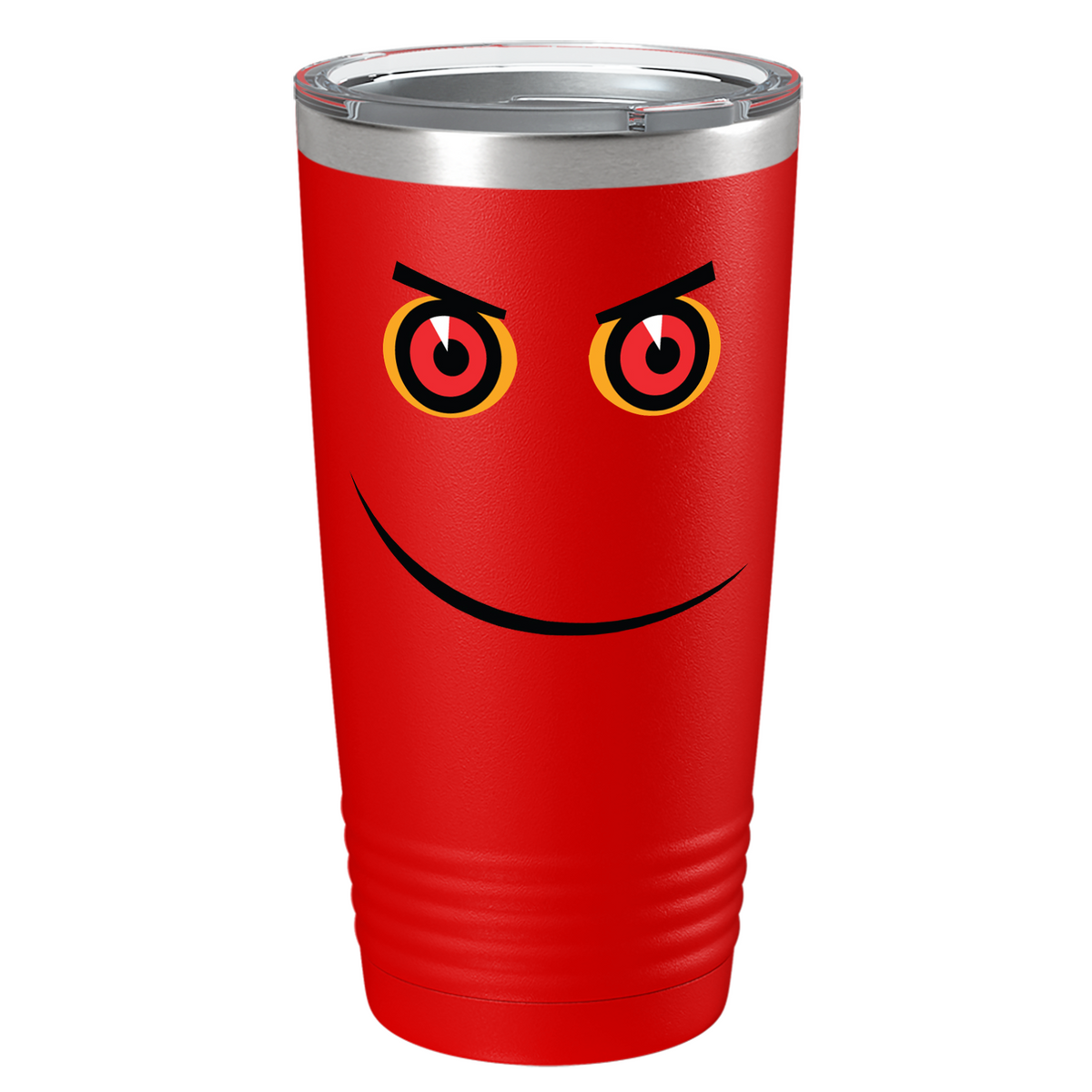Spooky Devil Eye Monster on Stainless Steel Halloween Tumbler