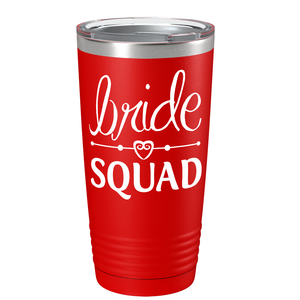 Bride Squad Heart on Stainless Steel Bridal Shower Tumbler