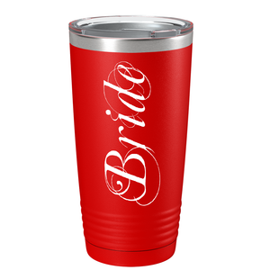 Fancy Team Bride on Stainless Steel Bridal Shower Tumbler