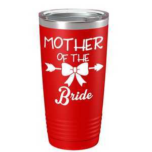 Mother of the Bride on Stainless Steel Bridal Shower Tumbler