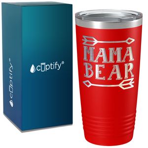 Mama Bear on Stainless Steel Mom Tumbler