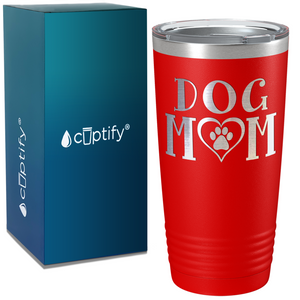 Dog Mom on Mom 20oz Tumbler