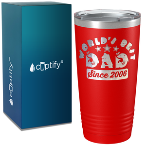 World's Best Dad Since on Stainless Steel Dad Tumbler