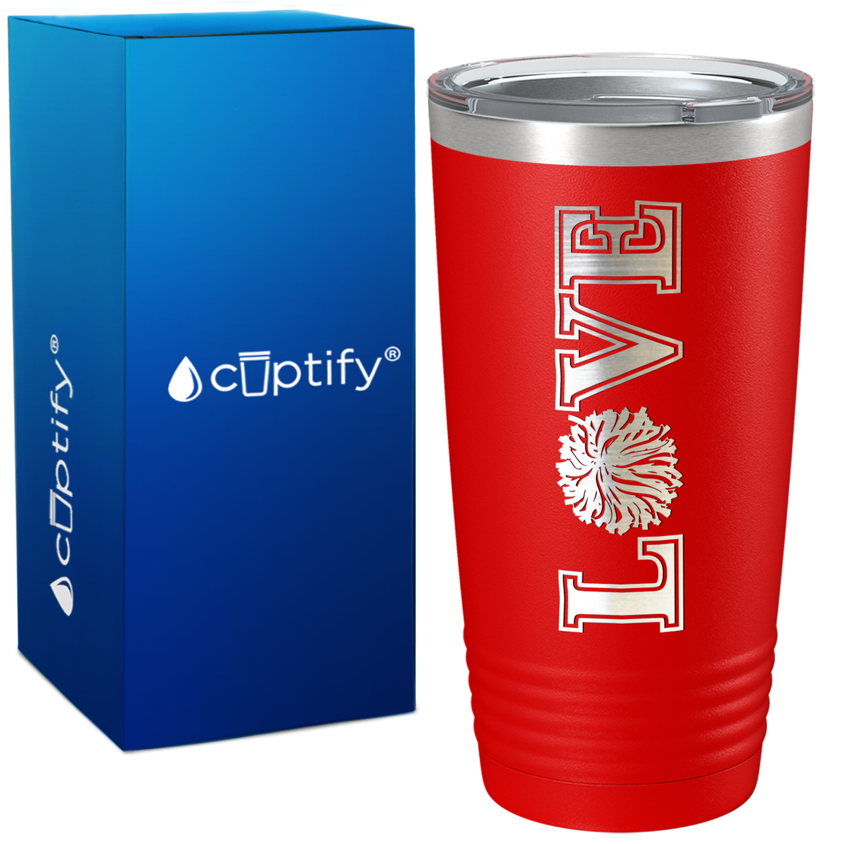 Love Cheer on 20oz Tumbler