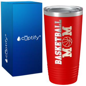 Basketball Mom on 20oz Tumbler