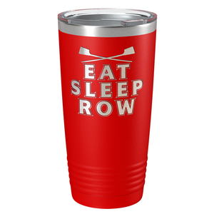 Eat Sleep Row Crew Laser Engraved on Stainless Steel Crew Tumbler