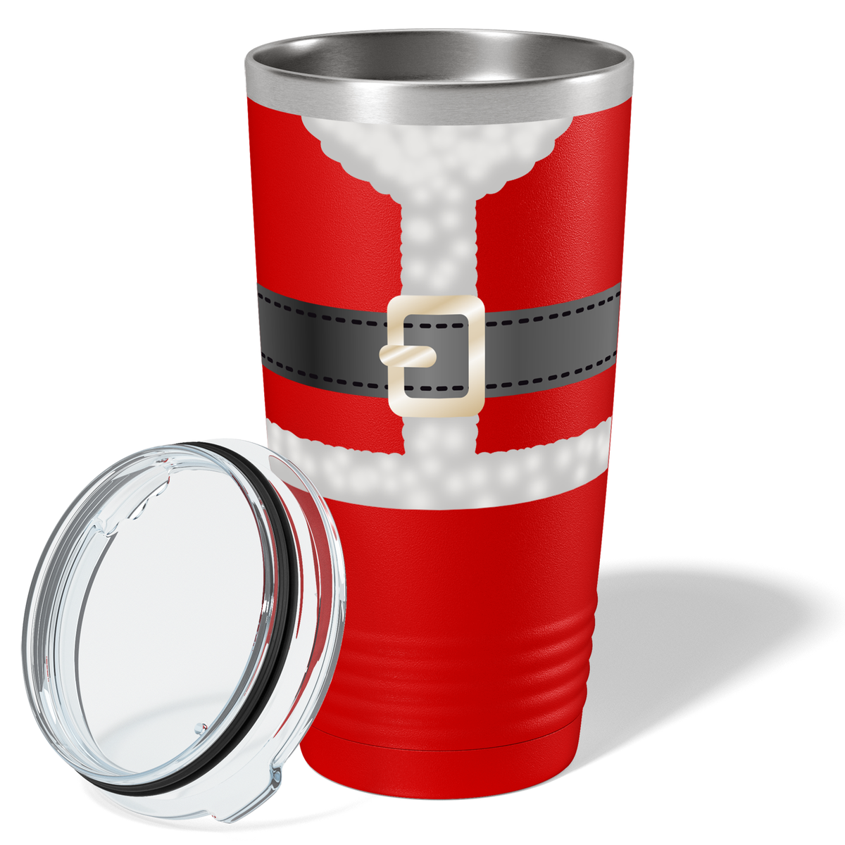 Santa Suit on Red Christmas 20oz Tumbler