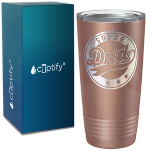 Super Dad on Stainless Steel Dad Tumbler