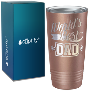 World's Best Dad on Stainless Steel Dad Tumbler