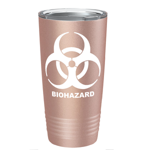 Biohazard on Stainless Steel Zombies Tumbler