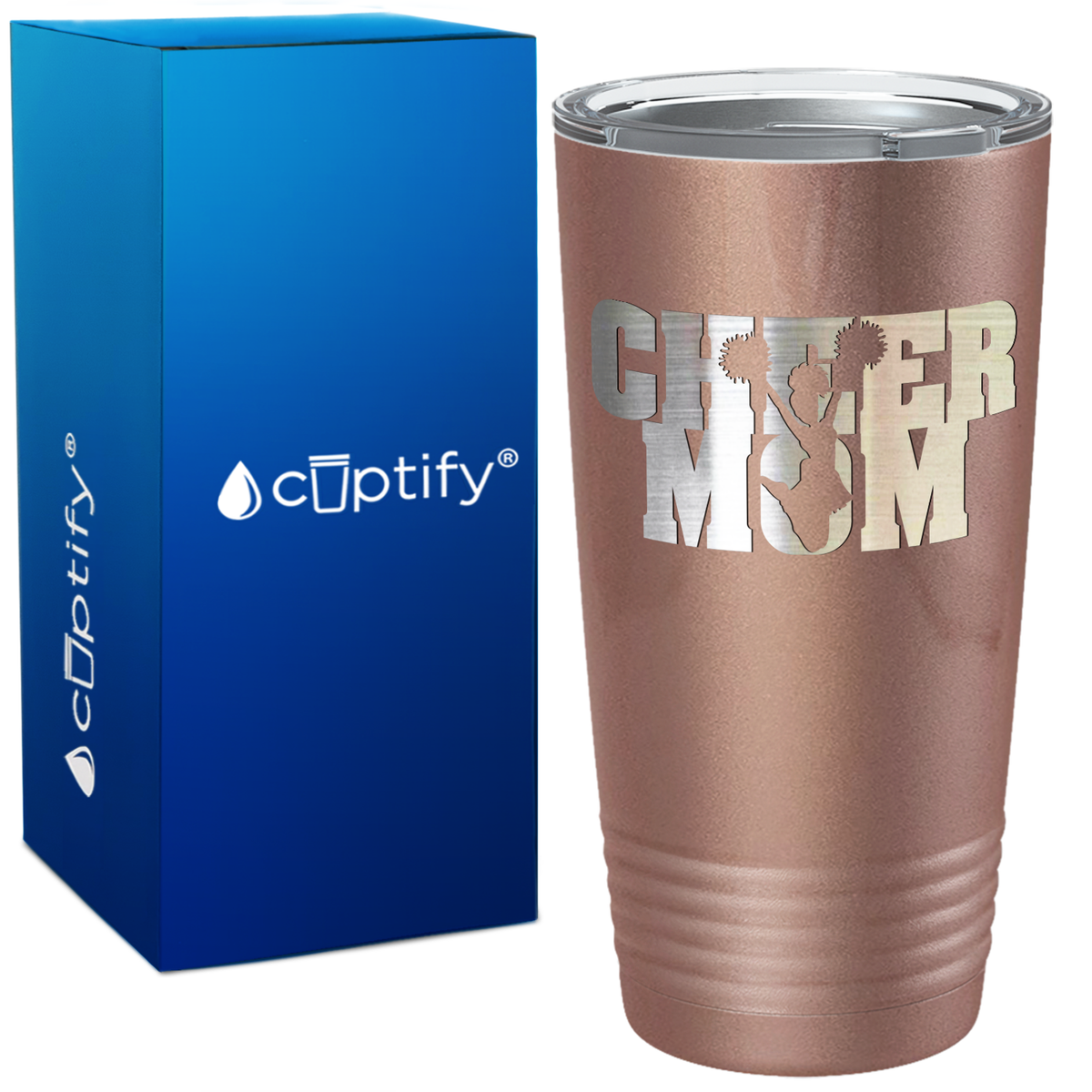 Cheer Mom Cheerleader Jump on 20oz Tumbler