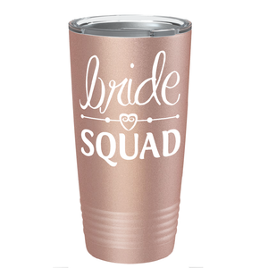 Bride Squad Heart on Stainless Steel Bridal Shower Tumbler