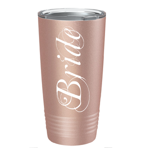 Fancy Team Bride on Stainless Steel Bridal Shower Tumbler