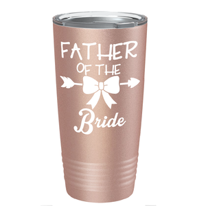 Father of the Bride on Stainless Steel Bridal Tumbler