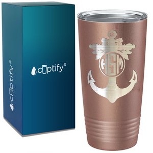 Anchor Monogram 20oz Tumbler