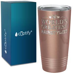 World's Greatest Hairstylist on 20oz Tumbler