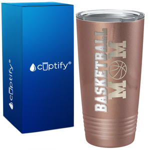 Basketball Mom on 20oz Tumbler