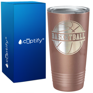 Basketball Ball on 20oz Tumbler