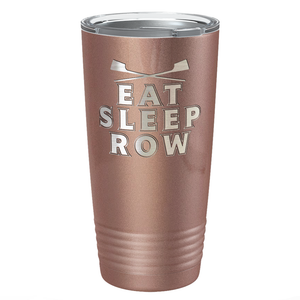 Eat Sleep Row Crew Laser Engraved on Stainless Steel Crew Tumbler