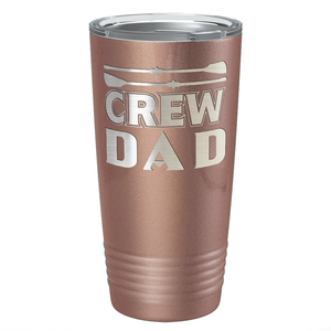 Crew Dad Laser Engraved on Stainless Steel Crew Tumbler