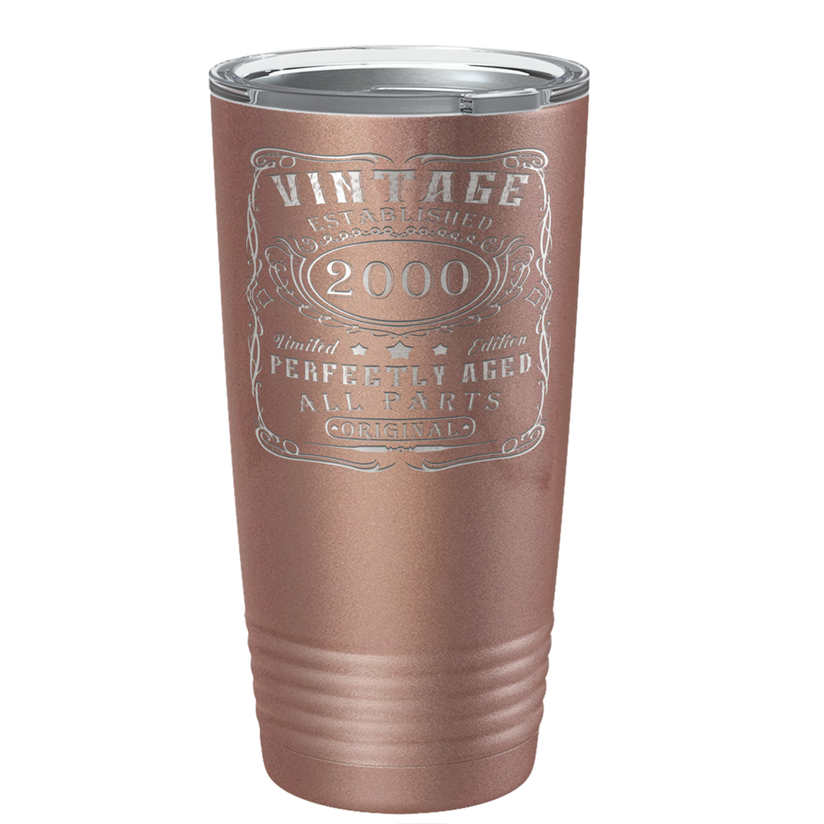 2000 Vintage Perfectly Aged 21st on Stainless Steel Tumbler
