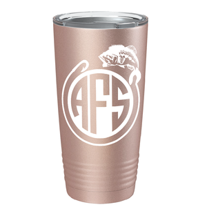 Monogram Fishing on Stainless Steel Fishing Tumbler