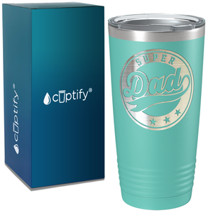 Super Dad on Stainless Steel Dad Tumbler