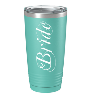 Fancy Team Bride on Stainless Steel Bridal Shower Tumbler