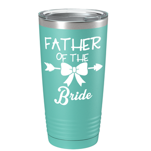 Father of the Bride on Stainless Steel Bridal Tumbler