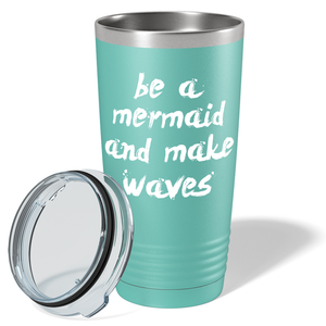 Be a Mermaid and Make Waves on Seafoam Mermaid 20oz Tumbler