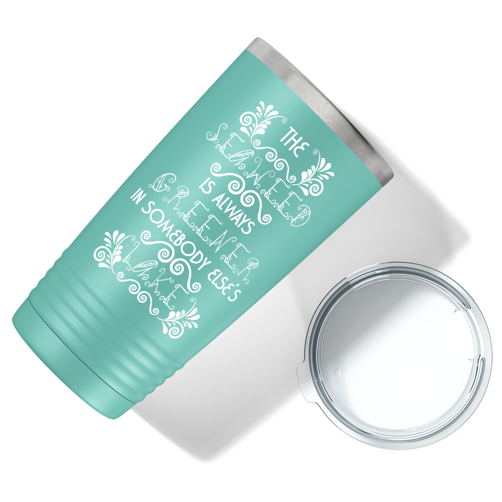 The Seaweed is Always Greener on Seafoam Mermaid 20oz Tumbler