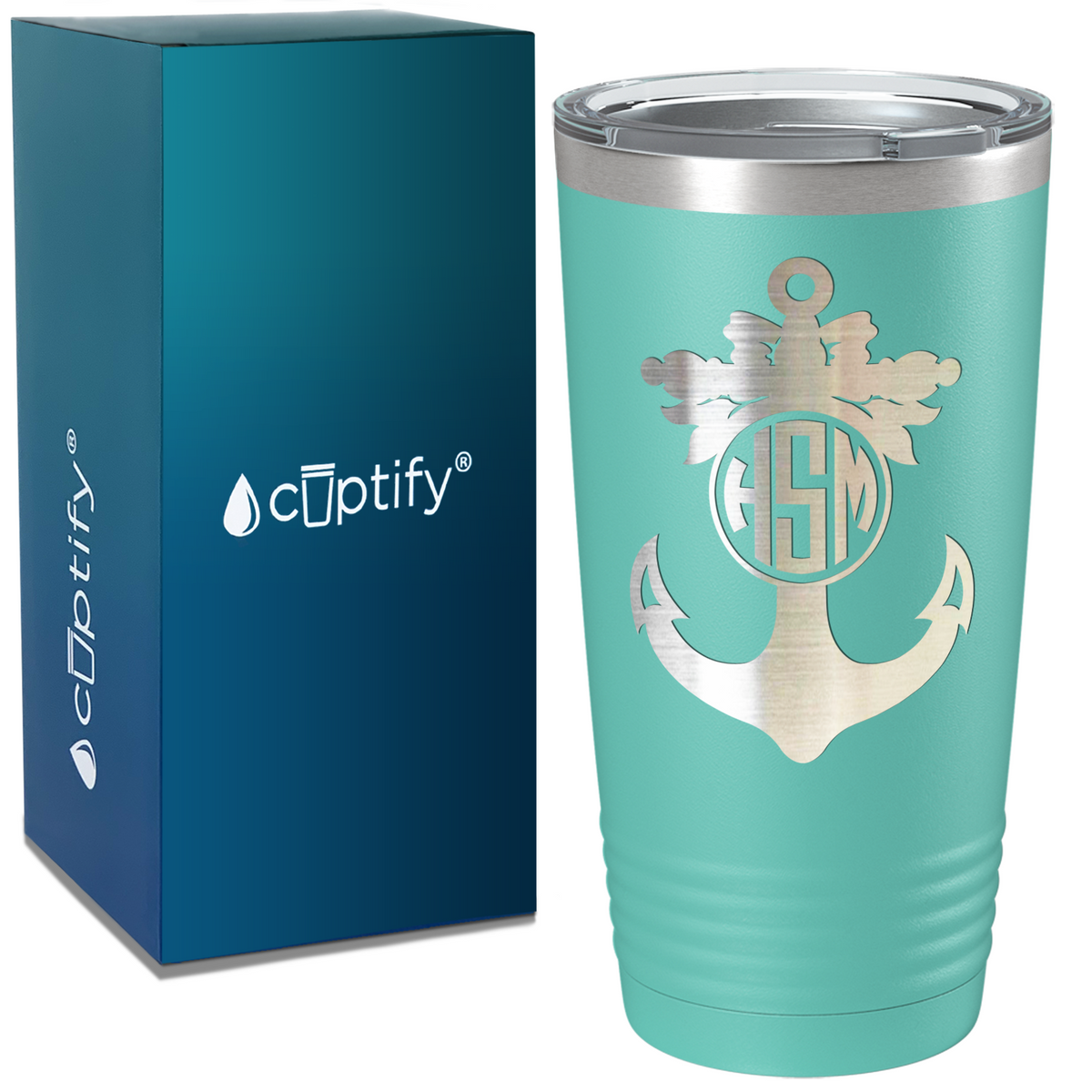 Anchor Monogram 20oz Tumbler