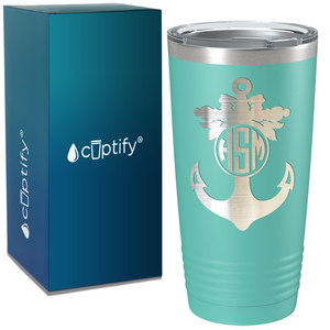 Anchor Monogram 20oz Tumbler