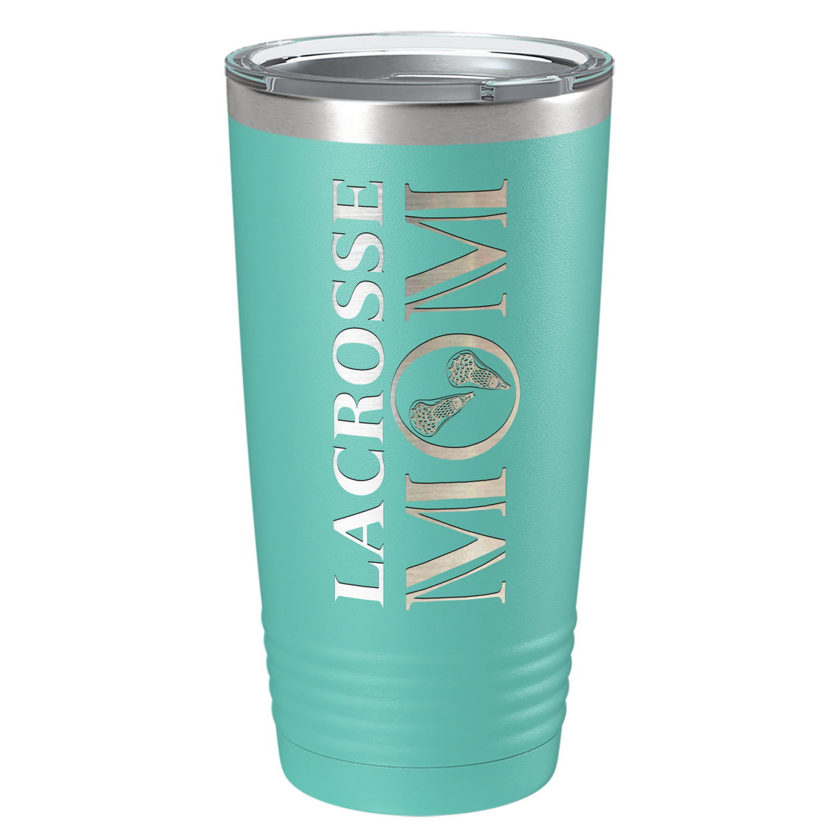 Lacrosse Mom Laser Engraved on Stainless Steel Lacrosse Tumbler