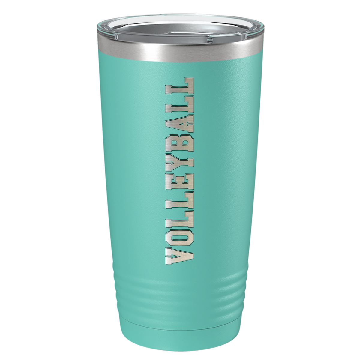 Volleyball Laser Engraved on Stainless Steel Volleyball Tumbler